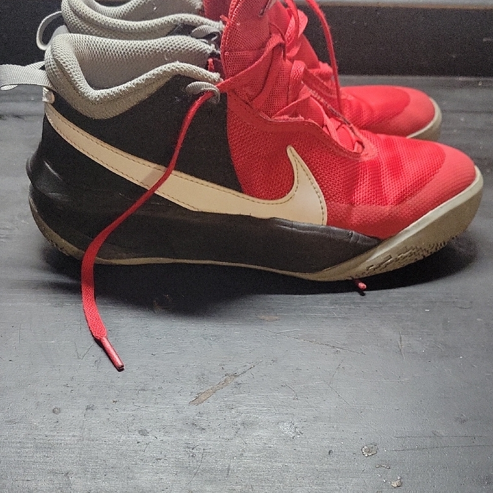 Nike Red and Black Athletic Sneakers